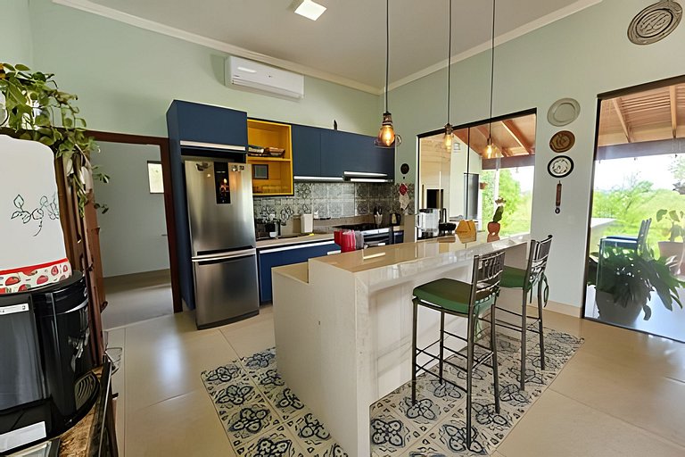 Casa Orquídeas, linda vista, lazer e conforto