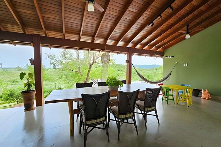 Casa Orquídeas, linda vista, lazer e conforto