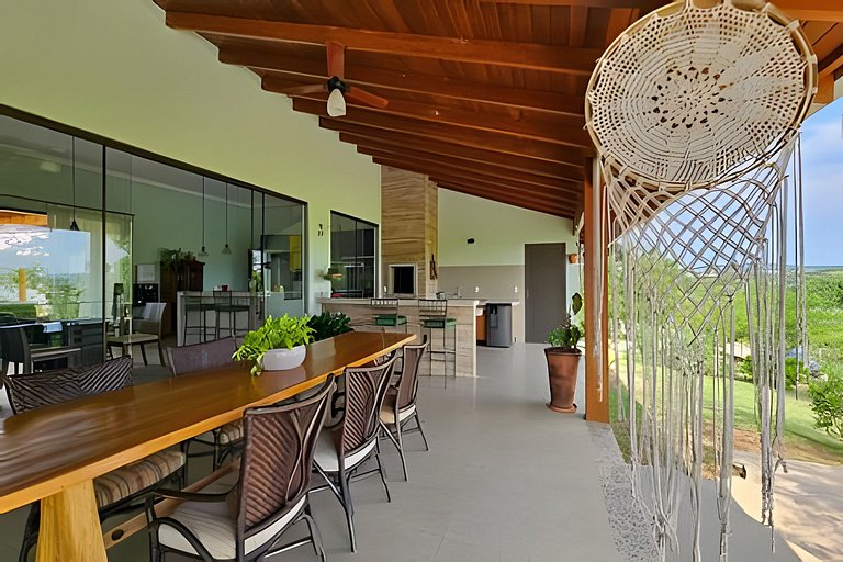 Casa Orquídeas, linda vista, lazer e conforto