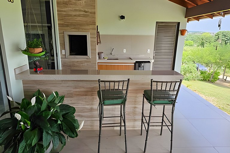 Casa Orquídeas, linda vista, lazer e conforto