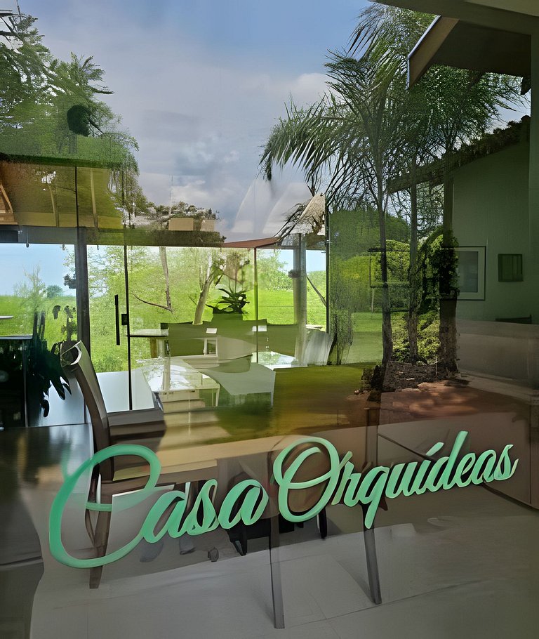 Casa Orquídeas, linda vista, lazer e conforto