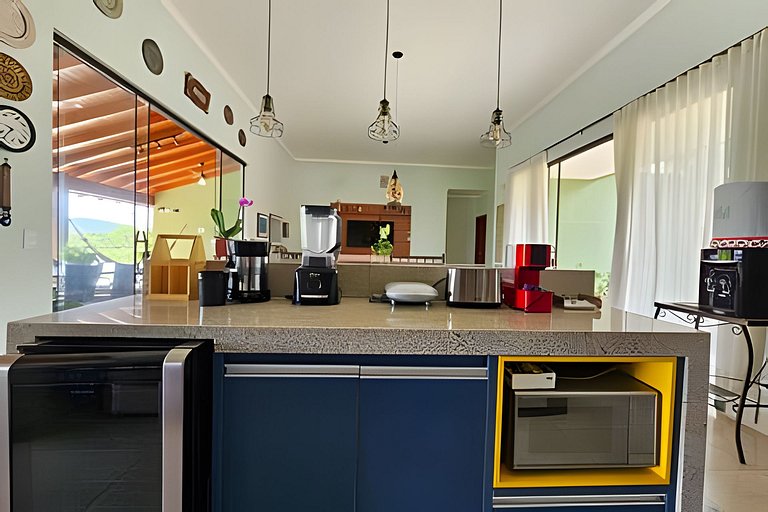 Casa Orquídeas, linda vista, lazer e conforto