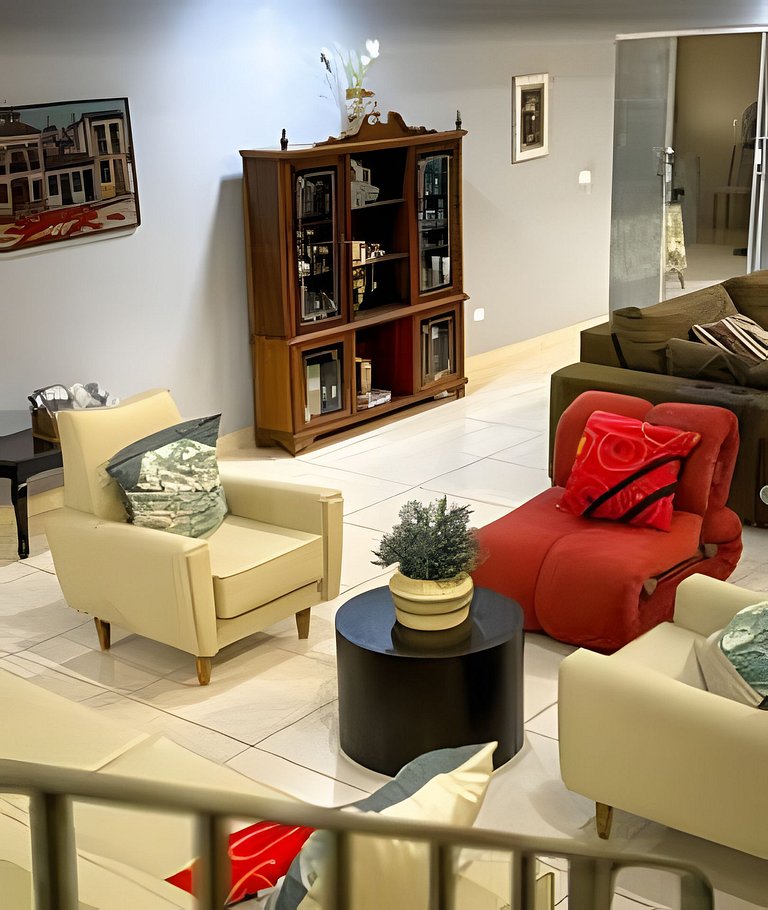 Casa Charme, até 19 pessoas, 5 quartos e piscina