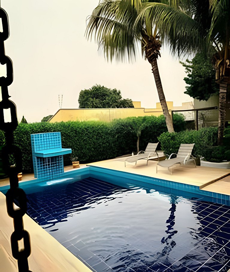 Casa Charme, até 19 pessoas, 5 quartos e piscina