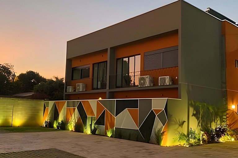 Flat Bonito Village, localização central, piscina