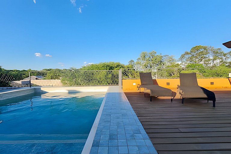 Flat Bonito Village, localização central, piscina