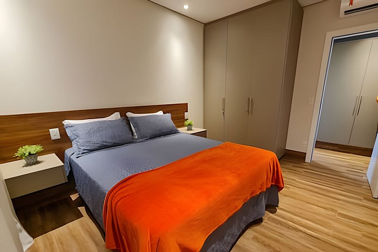 Flat Bonito Village, localização central, piscina