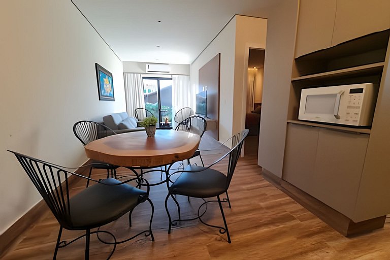 Flat Bonito Village, localização central, piscina