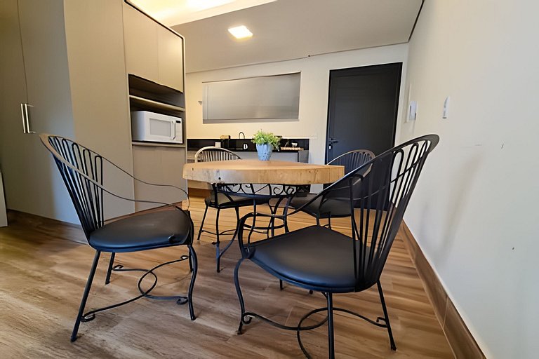 Flat Bonito Village, localização central, piscina