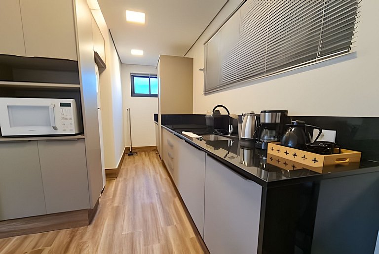 Flat Bonito Village, localização central, piscina