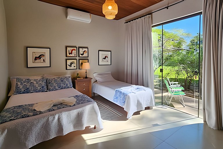 Luxo na Natureza, Rio Formoso, 5Q para 12 pessoas.