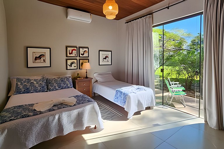 Luxo na Natureza, Rio Formoso, 5Q para 12 pessoas.