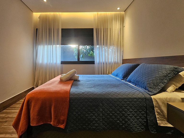 Flat Bonito Village, localização central, piscina