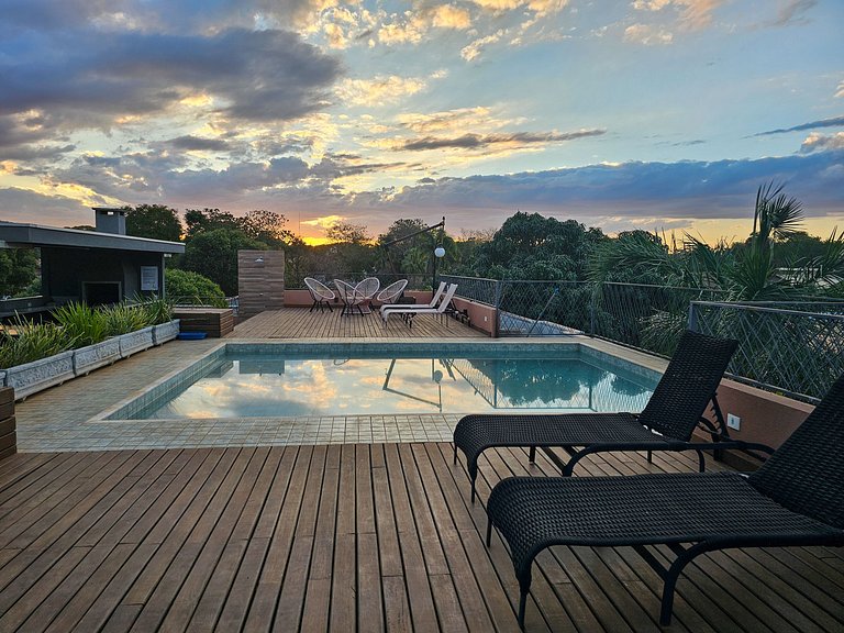 Flat Bonito Village, localização central, piscina