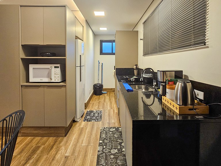 Flat Bonito Village, localização central, piscina