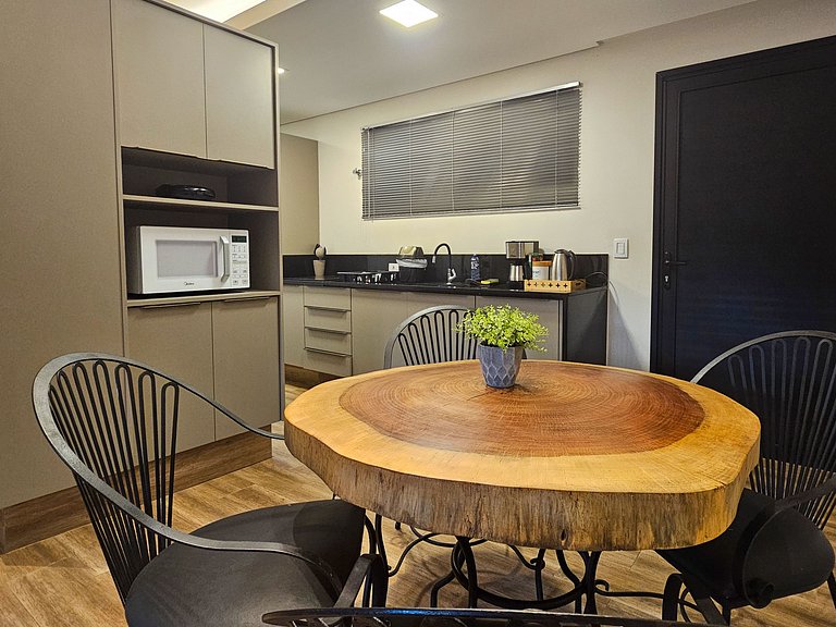 Flat Bonito Village, localização central, piscina