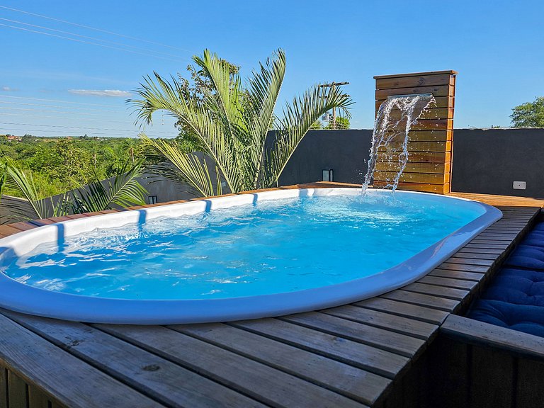 Casa Vista Bela, ótima localização, 9 pessoas