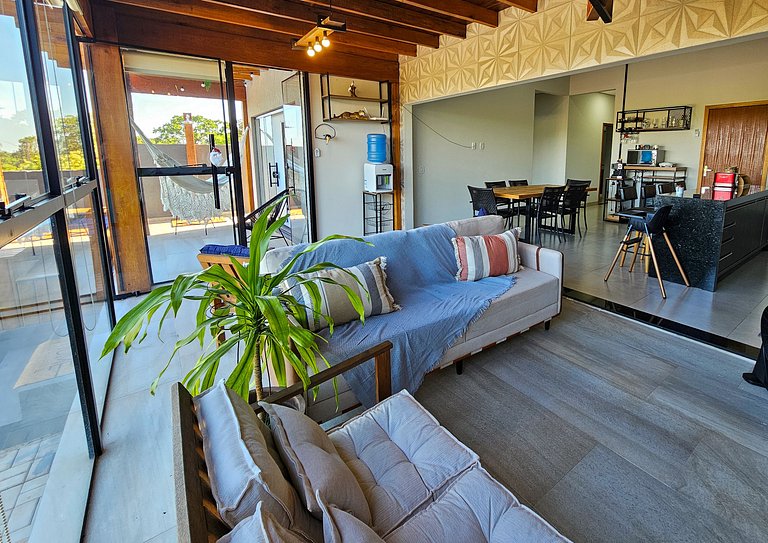 Casa Vista Bela, ótima localização, 9 pessoas