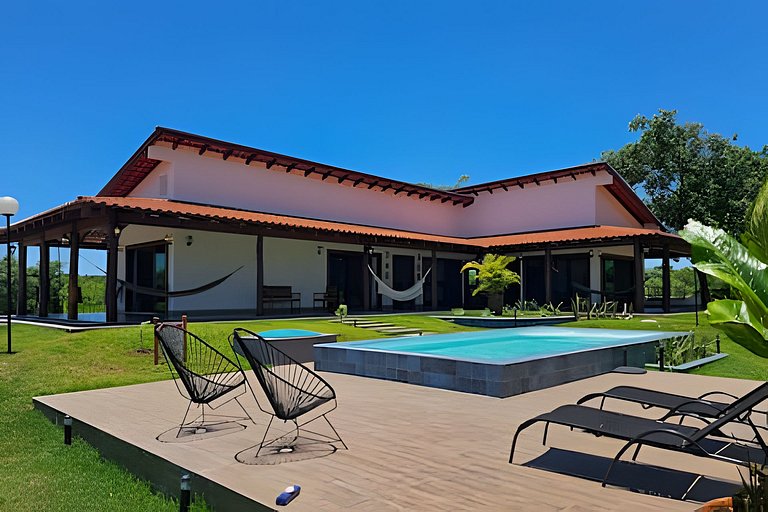 Rio Formoso, Piscina e Conforto em Casa Nova