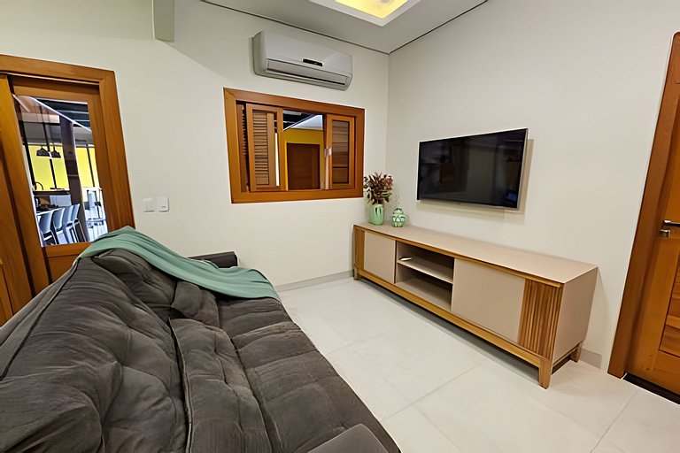 Recanto Sabiá, Área gourmet climatizada, piscina