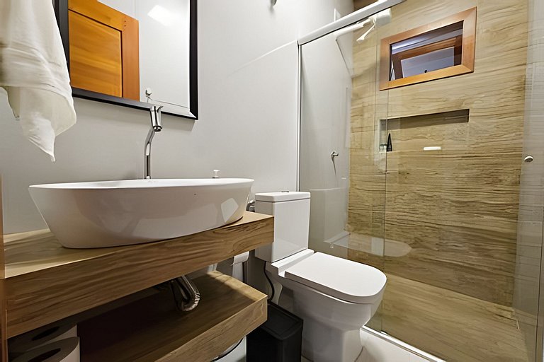 Recanto Sabiá, Área gourmet climatizada, piscina