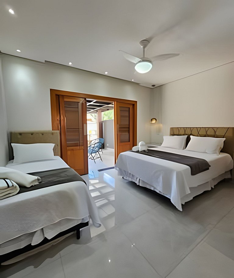 Recanto Sabiá, Área gourmet climatizada, piscina