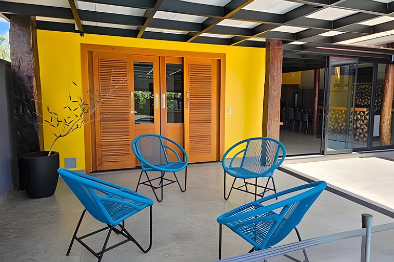 Recanto Sabiá, Área gourmet climatizada, piscina