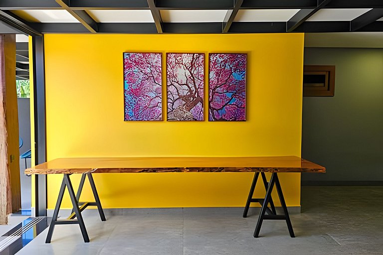 Recanto Sabiá, Área gourmet climatizada, piscina