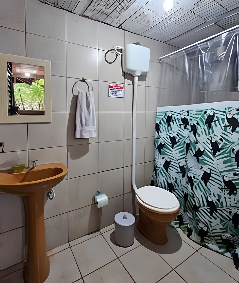 Chalé Bem Brasil 2: Conforto e paz próx ao centro.