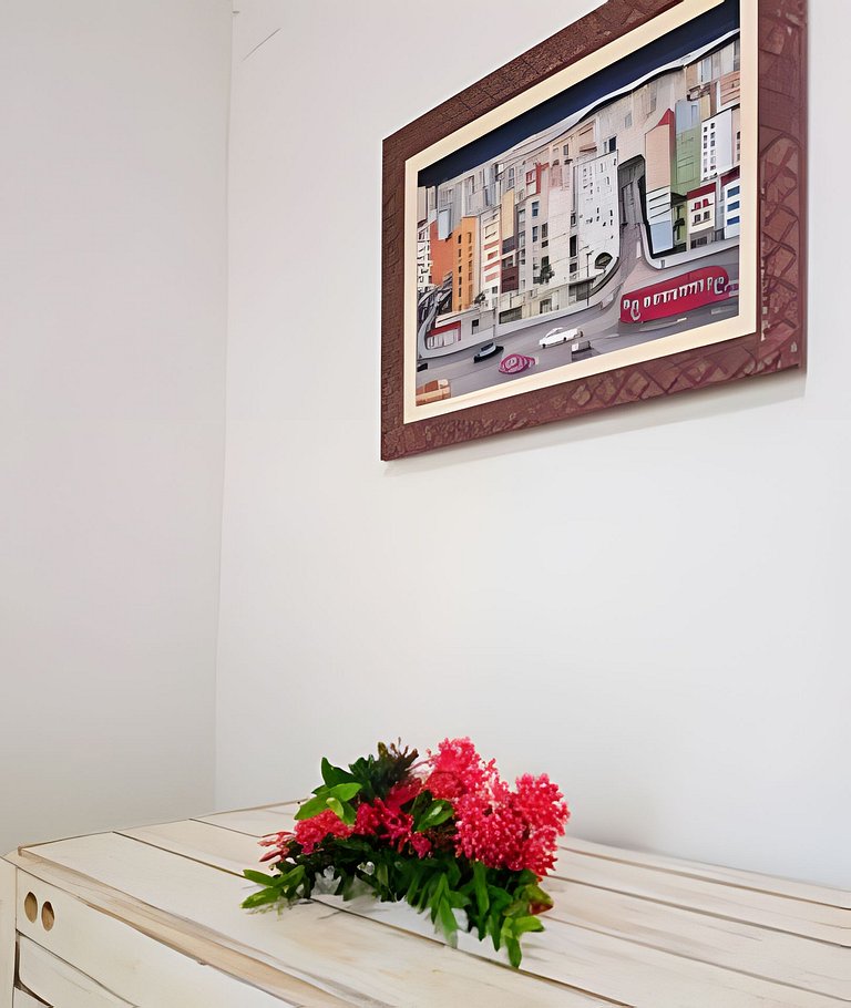 Charme de um típico chalé de campo com lareira.