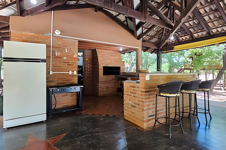 Chalé Bem Brasil 3: Aconchego para até 10 Pessoas