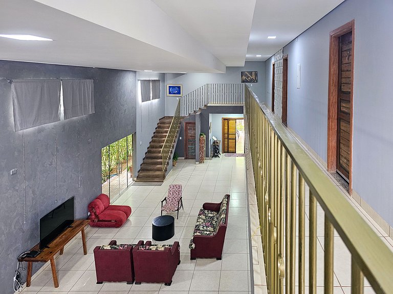 Casa Charme, casa enorme, 4 suites e piscina