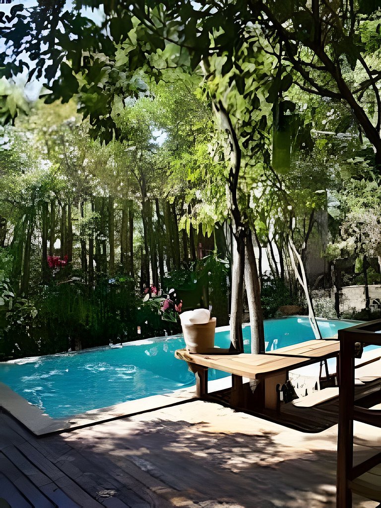 Casa da Árvore em Bonito, com piscina e 3 suítes