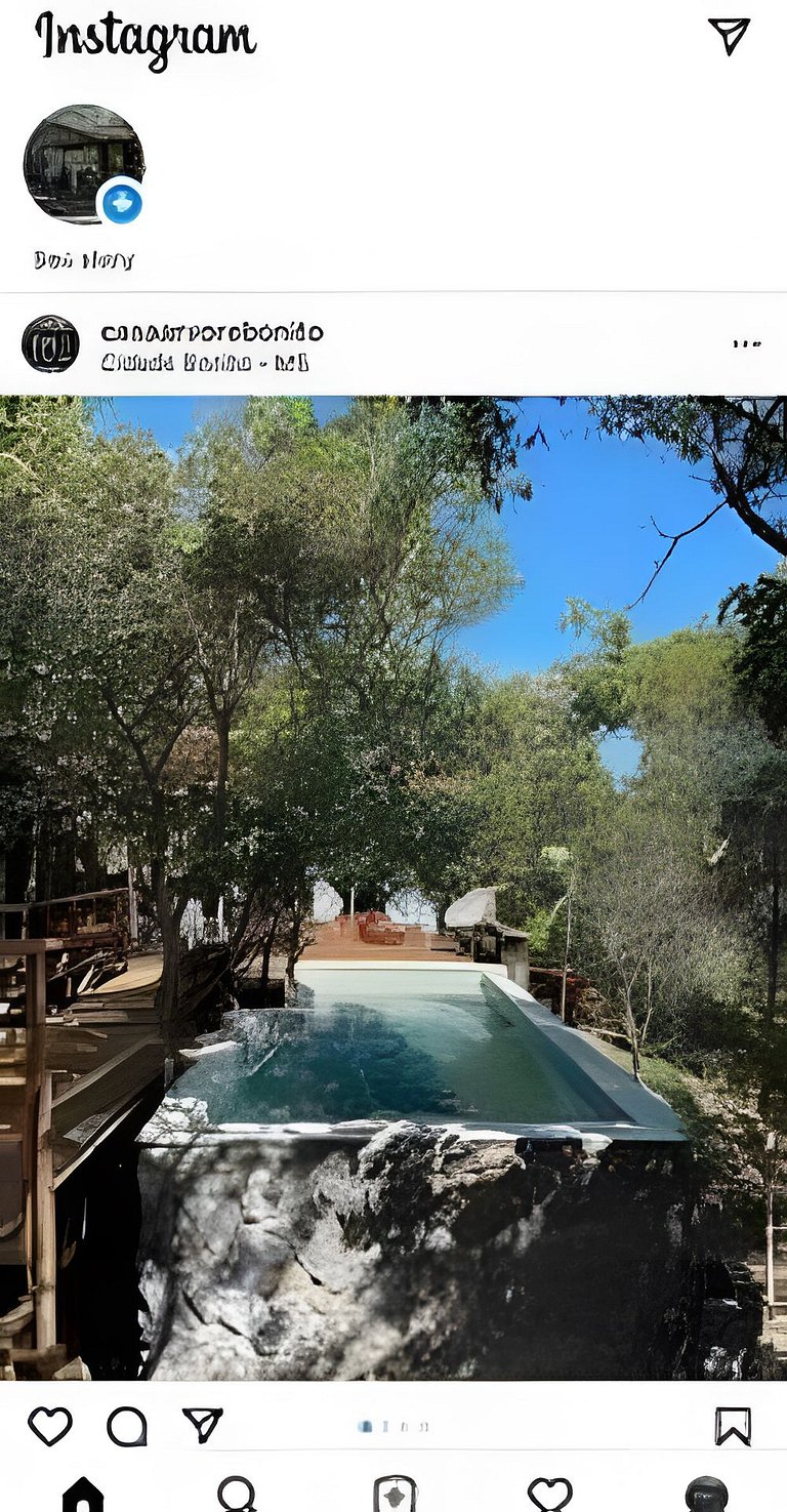 Casa da Árvore em Bonito, com piscina e 3 suítes