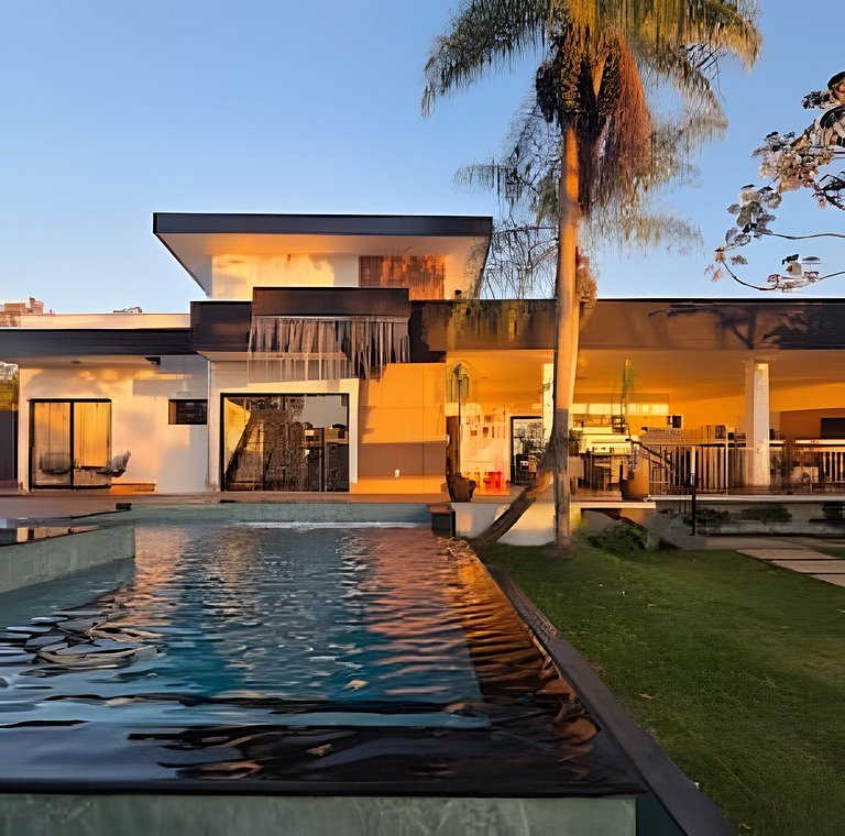 Casa da Cascata, nova, piscina, vista, alto padrão
