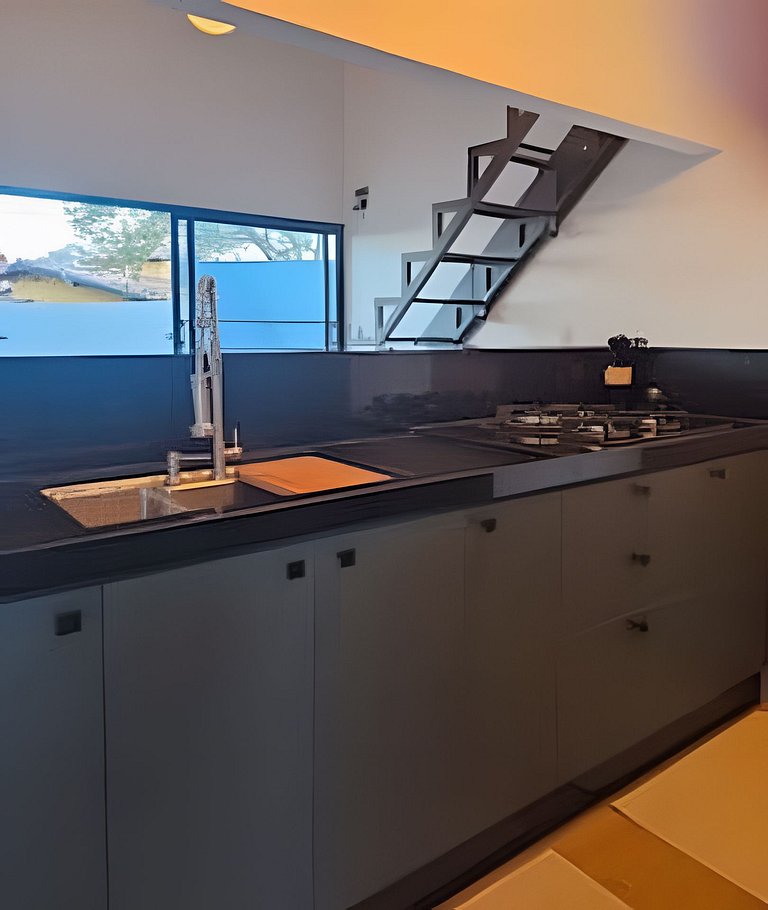 Casa da Cascata, nova, piscina, vista, alto padrão