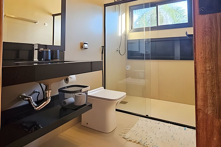 Casa da Cascata, nova, piscina, vista, alto padrão