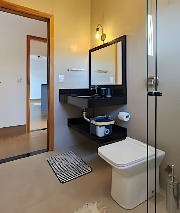 Casa da Cascata, nova, piscina, vista, alto padrão