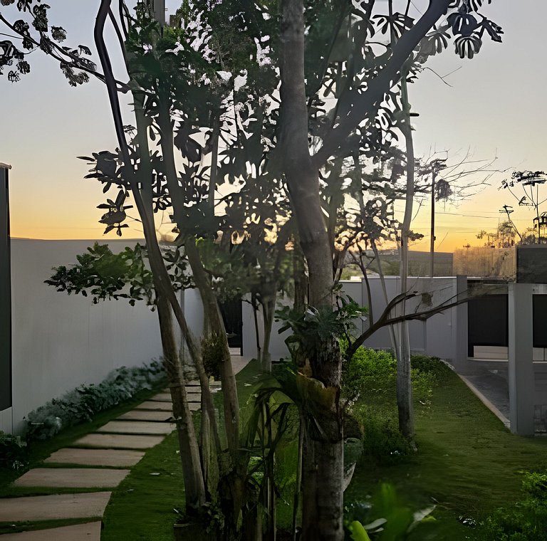 Casa da Cascata, nova, piscina, vista, alto padrão